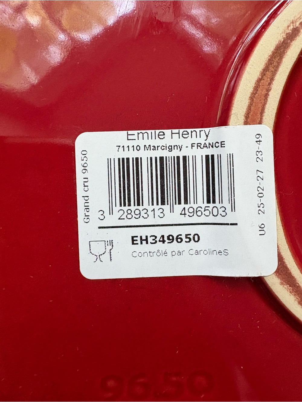 Emily Henry Red Ceramic Rectangular Baking Dish - Picture 3 of 12
